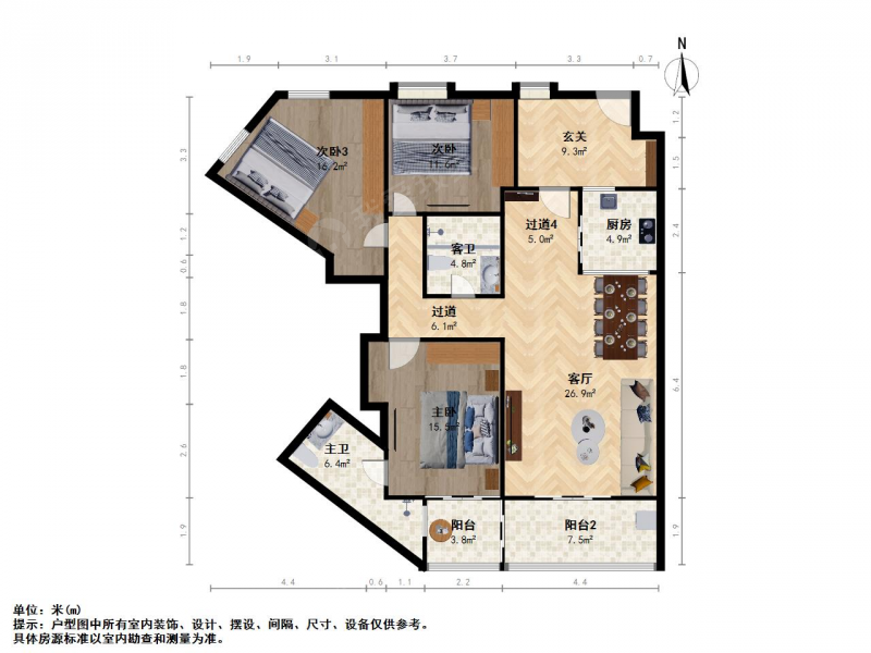 南京我爱我家新上天水天一阁 独门独户 景观好 大三房 带电梯 诚售好房第12张图