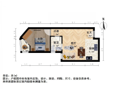 南京我爱我家仙鹤门 · 紫气钟山 · 1室 · 1厅