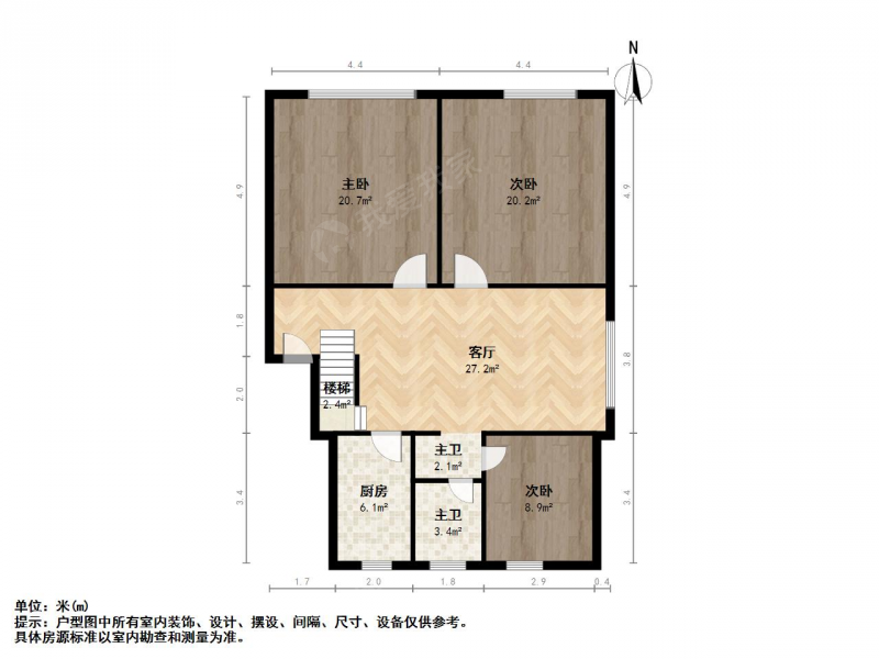 南京我爱我家铁心桥定坊 牛首福园三室一厅带阁楼 楼上超大面积 诚售第11张图