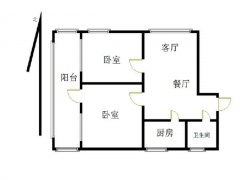 南京我爱我家许府巷 · 长江新村2号 · 2室 · 1厅