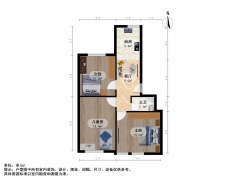 南京我爱我家湖南路 · 新模范马路 · 3室 · 1厅