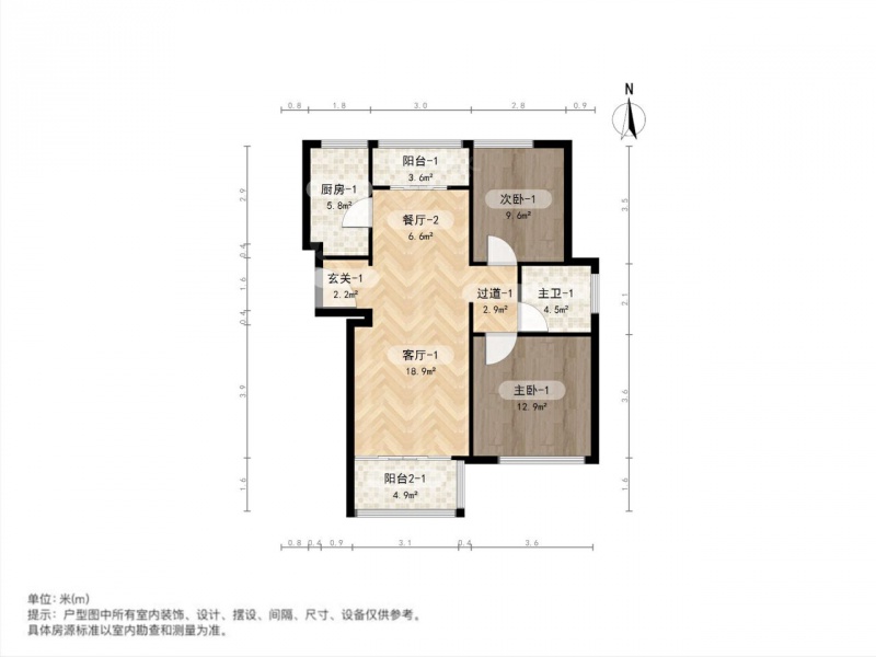 南京我爱我家奥体 · 万科金域缇香 · 2室 · 2厅第8张图