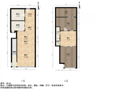 南京我爱我家铁心桥 · 蓝岸尚城 · 居家两房 南北通透户型 中间楼层