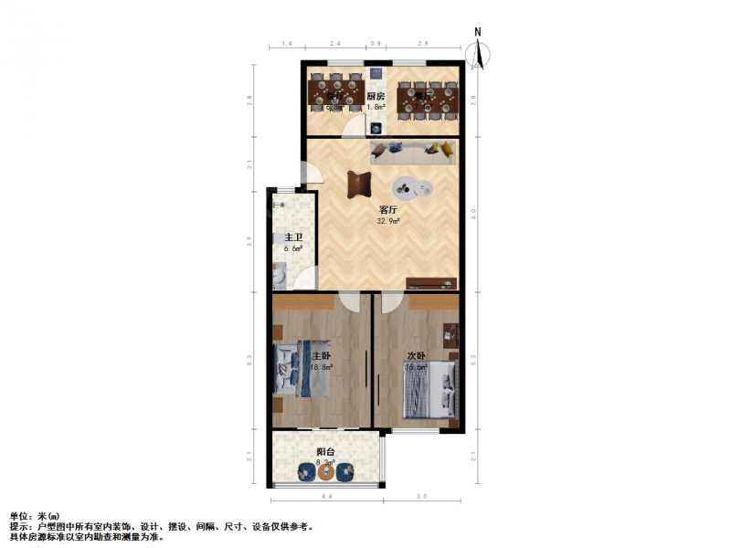 南京我爱我家湖南路 · 西桥花苑（西桥23号） · 2室 · 1厅第1张图