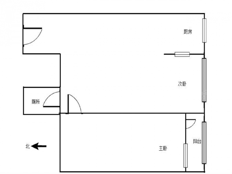 整租·大营门街·海运里·2室·1厅