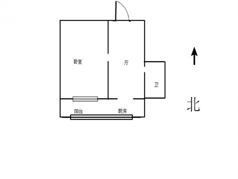 越秀路街 · 恩德西里 · 1室 · 1厅