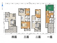 天津我爱我家美阳馨苑5室3厅，家具家电全齐，采光好，随时联系