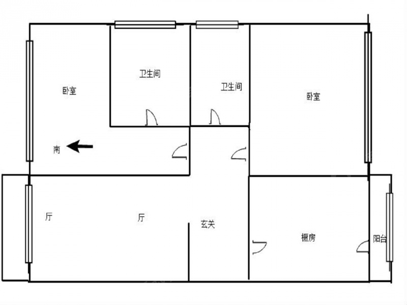 整租·水上公园街·翠园里·2室·1厅