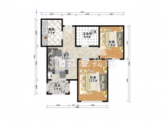 天津我爱我家整租 · 建昌道街 · 嘉畅园 · 2室1厅