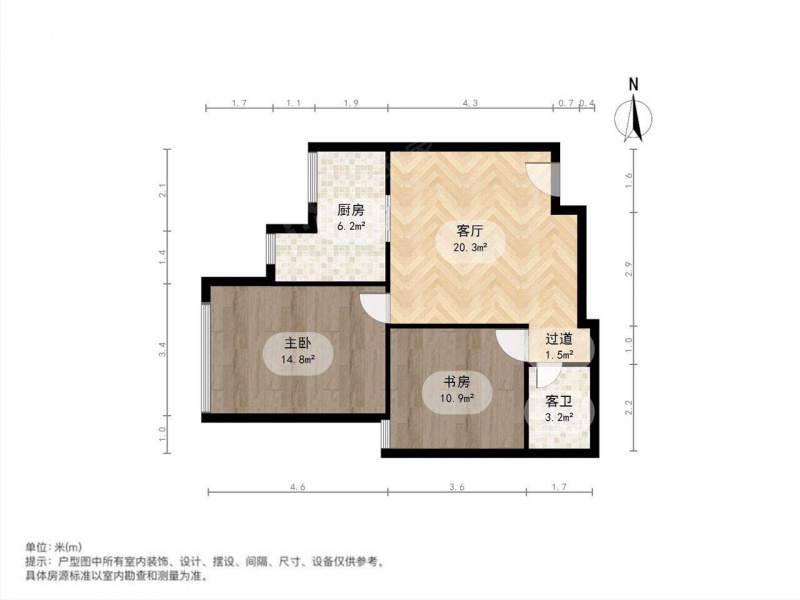 太原我爱我家双塔东街玲珑琚 东西向 户型好光线充足 拎包入住第9张图