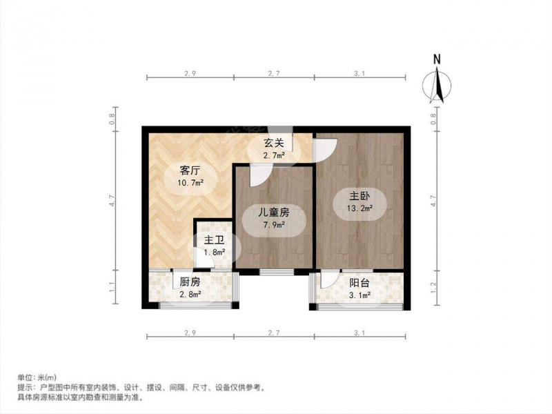 太原我爱我家小东门 · 小东门街面粉二厂 · 2室 · 1厅第12张图