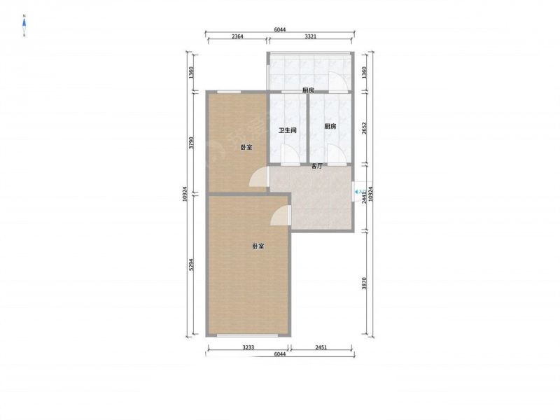 整租·公园路·迎泽西大街理工大北院·2室租房