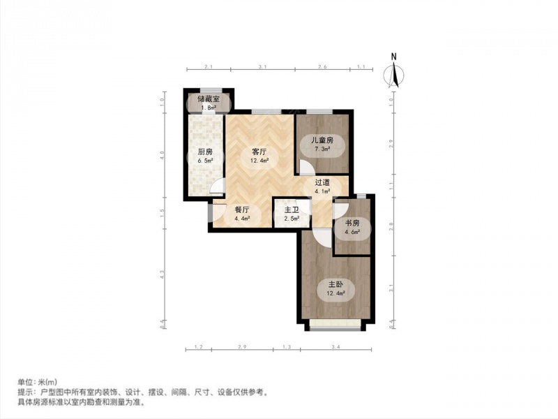 富力城 · 富力城龙栖谷 · 3室 · 1厅二手房