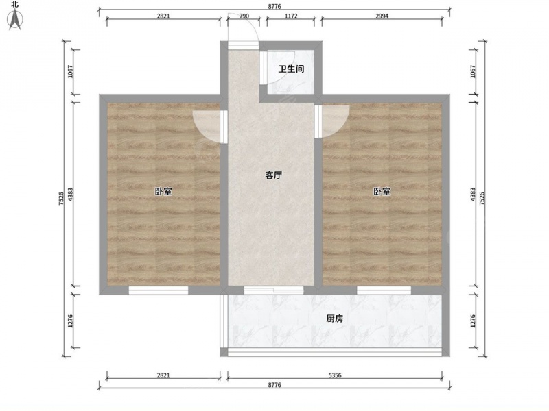 太原我爱我家整租·庙前·西羊市劳动局宿舍·2室第7张图