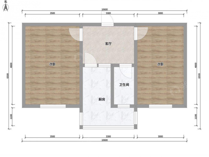 太原我爱我家五一广场 · 五一东街迎泽区委宿舍 · 2室 · 1厅第9张图