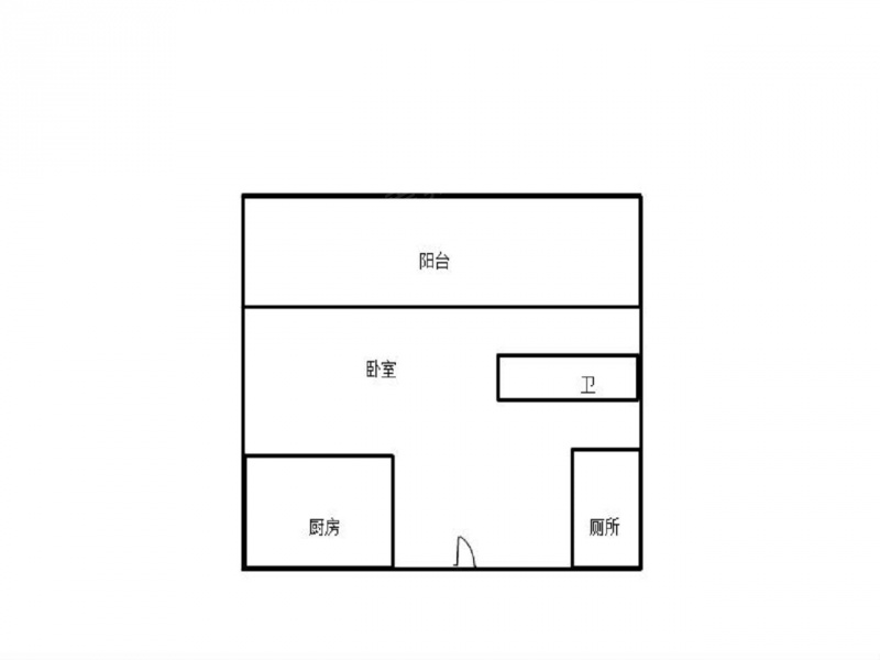 整租 · 新兴街 · 振河里 · 1室1厅