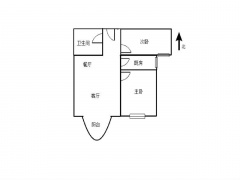 天津我爱我家尖山街 · 津铁泽苑 · 2室 · 1厅