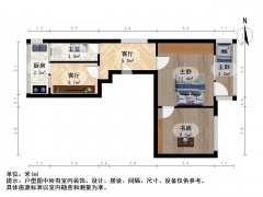 太原我爱我家桃园南路·高楼层采光好·洮南·停车方便·东西两居室