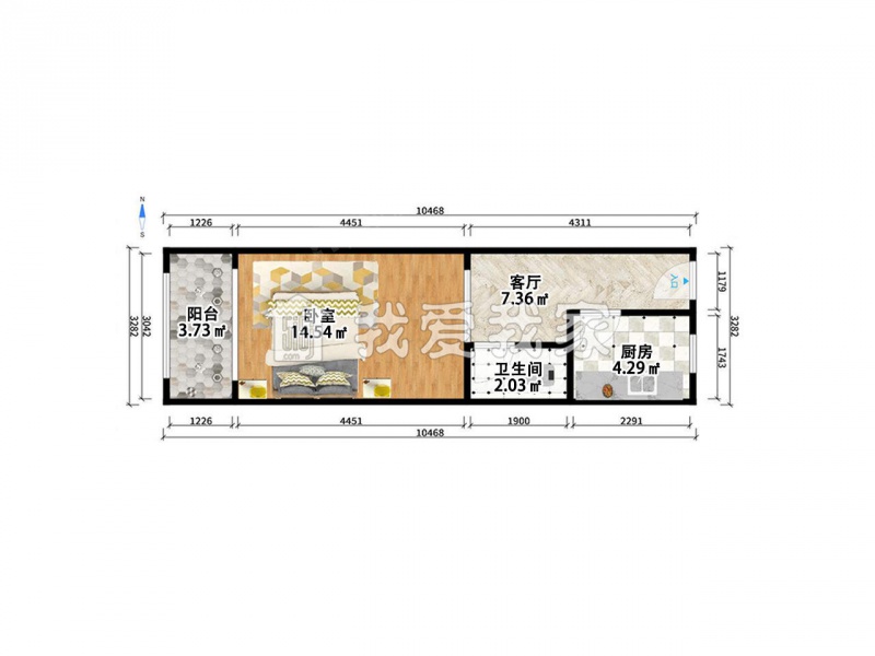 天津我爱我家新上芳园里私产过五年 中间楼层房主诚心出售第7张图