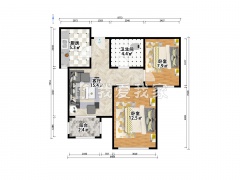 天津我爱我家整租 · 建昌道街 · 嘉畅园 · 2室1厅