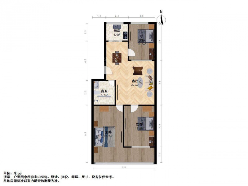 太原我爱我家润景园著 · 和平南路省地质勘察院宿舍 · 3室 · 2厅第14张图