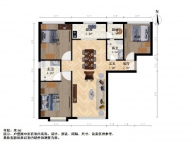 太原我爱我家整租·和平南路·和平南路万科蓝山五期·3室第9张图