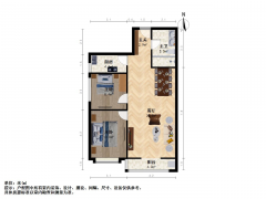 太原我爱我家景泰花苑2室一厅