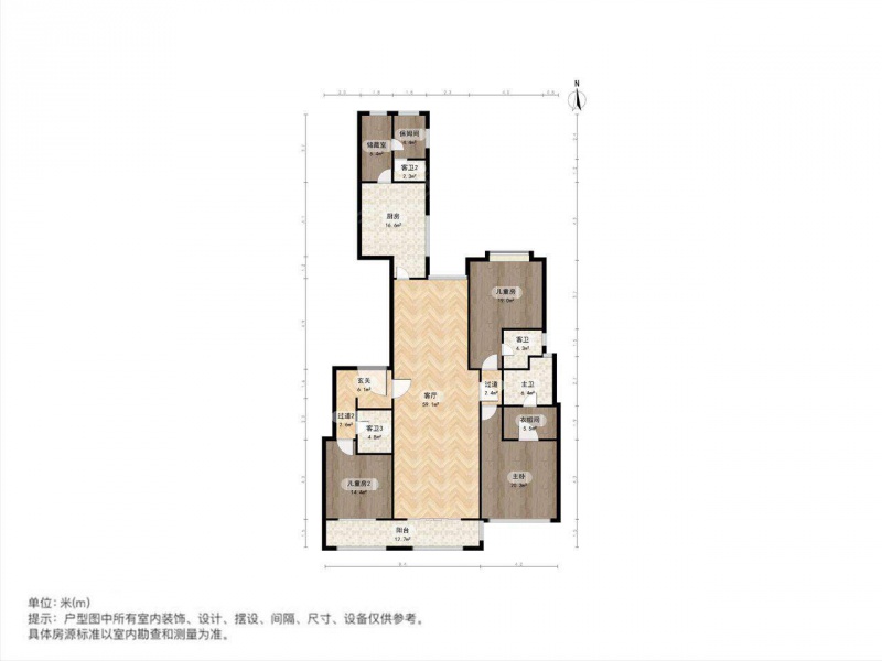 太原我爱我家杏花岭富力城胜利东街富力城云栖谷4室2厅第22张图