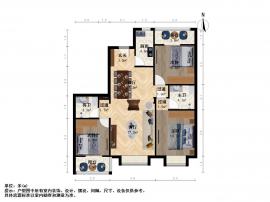 太原我爱我家整租·龙城大街·万景嘉苑·3室第9张图