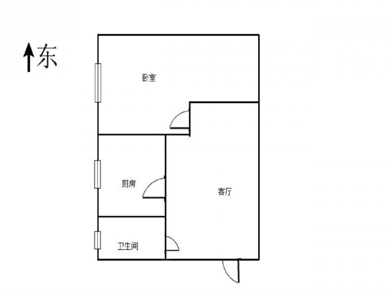 整租 · 江都路街 · 廉江里 · 1室0厅