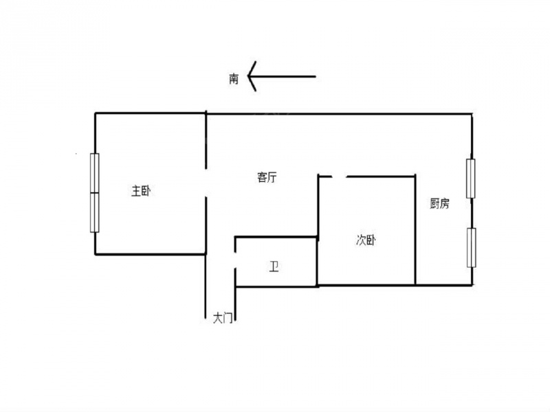 整租 · 大沽街 · 海晶北园 · 2室2厅
