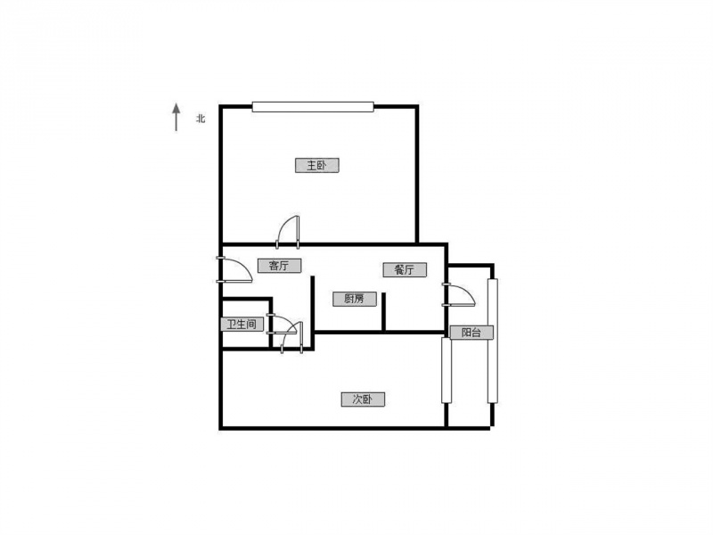 卫安北里 5楼 2室精装修 产权清晰 价位可议
