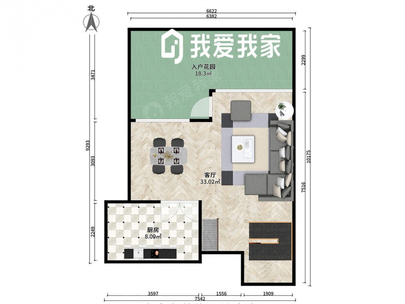 天津我爱我家工农村洋房 紫荆花园 赠送面积 采光好 诚心出售第17张图