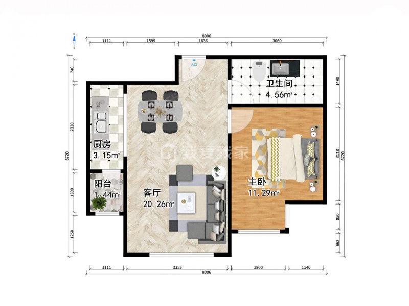 天津我爱我家互助道片，菜市场门口，业主诚心卖，看房方便第9张图