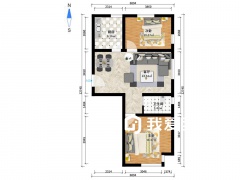 天津我爱我家北辰区朝阳路 · 天和丽园 · 2室 · 2厅