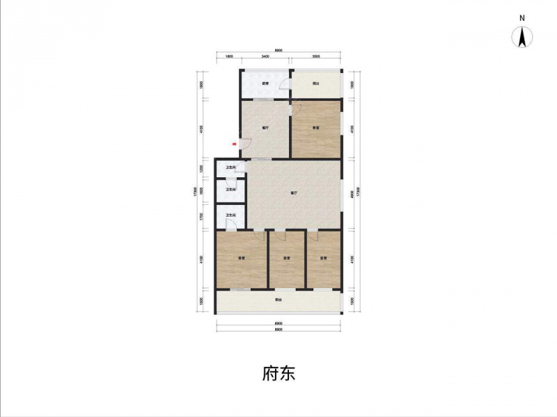 太原我爱我家府东街16号电力，住宅小区4室2厅高层电梯房第17张图