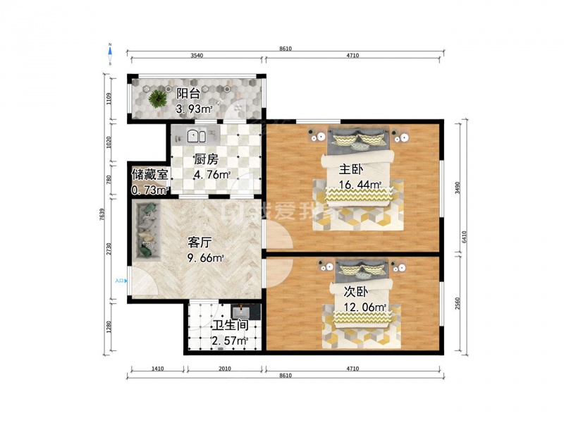 建新东里非顶楼 小两室不限购 位置好总价低 价格能商量随时看二手房
