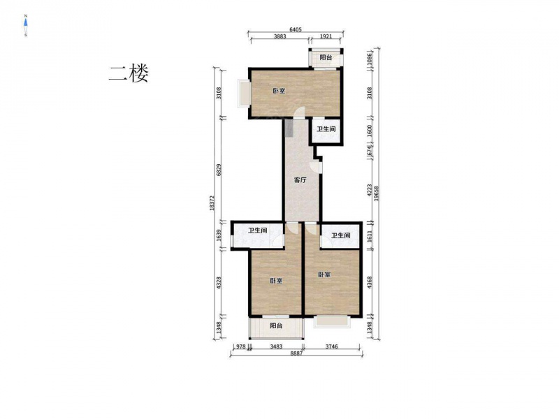 太原我爱我家长风东街东景苑五室四厅第22张图