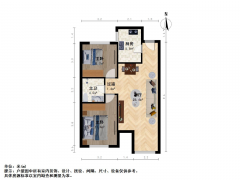 太原我爱我家刚需客户必选，精巧两居室，直接拎包入住