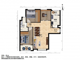 太原我爱我家整租·亲贤·亲贤街昌盛双喜城·3室第9张图