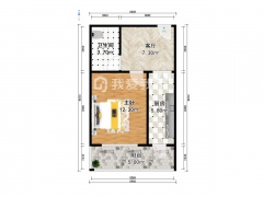 天津我爱我家临池里 一楼一室出租  东西全齐 拎包入住看房方便