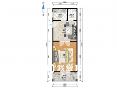 天津我爱我家整租 · 铁东路街 · 繁华里 · 1室1厅