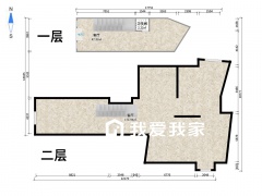 天津我爱我家北润华庭5室一厅南北通透采光不错位置也好，空间大，利用率好