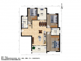 太原我爱我家整租·森林公园·滨河东路滨河果岭·3室第11张图