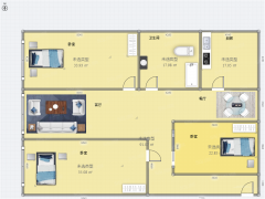 天津我爱我家整租 · 大王庄街 · 鼎泰大厦 · 4室1厅