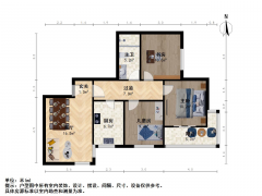 太原我爱我家八一总校 精装修 拎包入住  三居 全屋定制