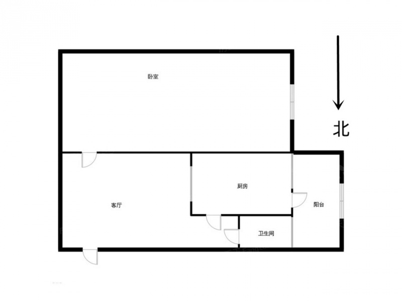 富民路街 · 天琴里 · 1室 · 1厅