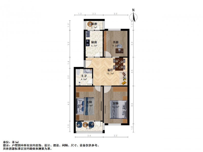 太原我爱我家优质房源 学府街 体育路 八一九一附近 中间层 环境优美第11张图