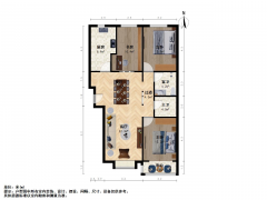 太原我爱我家小店坞城荣军北街上林轩3室2厅