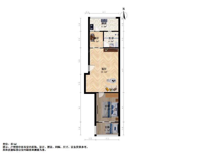 太原我爱我家滨河西路 · 文兴路省建材厂宿舍 · 3室 · 1厅第11张图